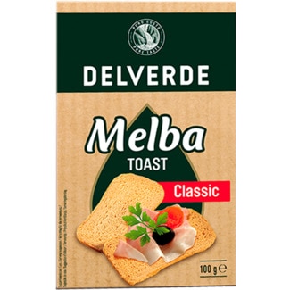 Tostas Melba embalagem 100 g - Delverde