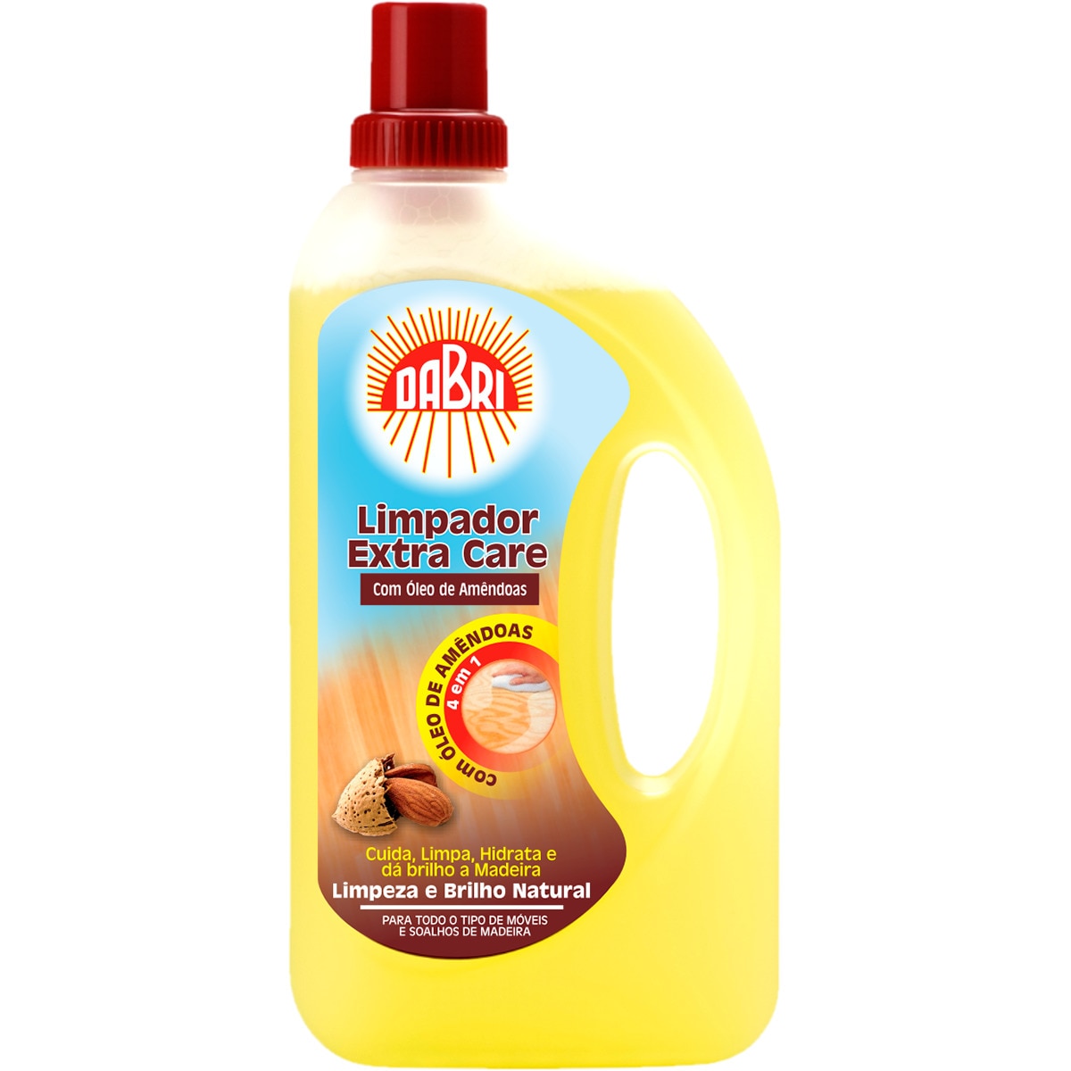 Detergente para Pavimentos de Madeira com Óleo de Amêndoas embalagem 750 ml