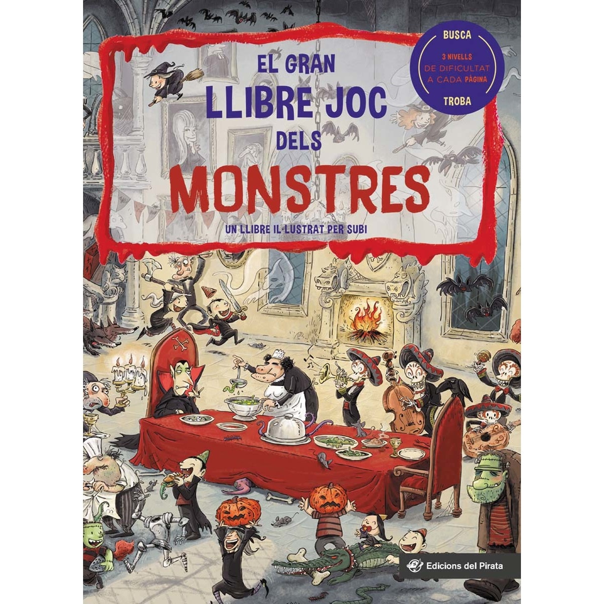 Imagem 0 de El gran llibre joc dels monstres: Un llibre amb 3 nivells de joc de 3 a 8 anys. Terrorífic!