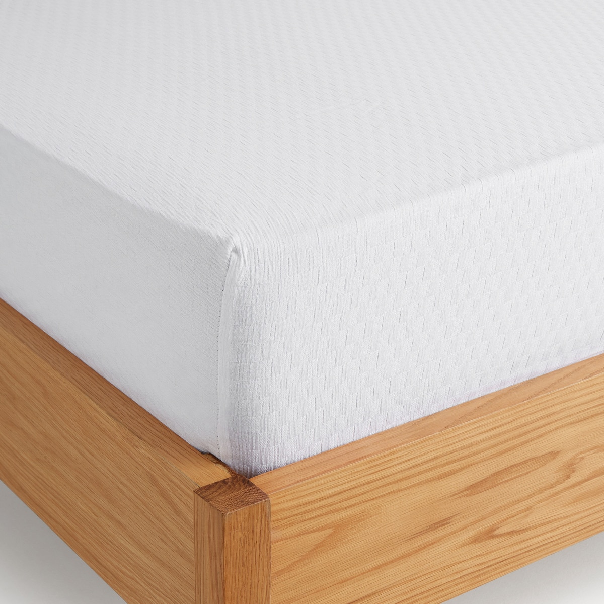 Housse de matelas Coton Adaptabilité Maximum Blanche