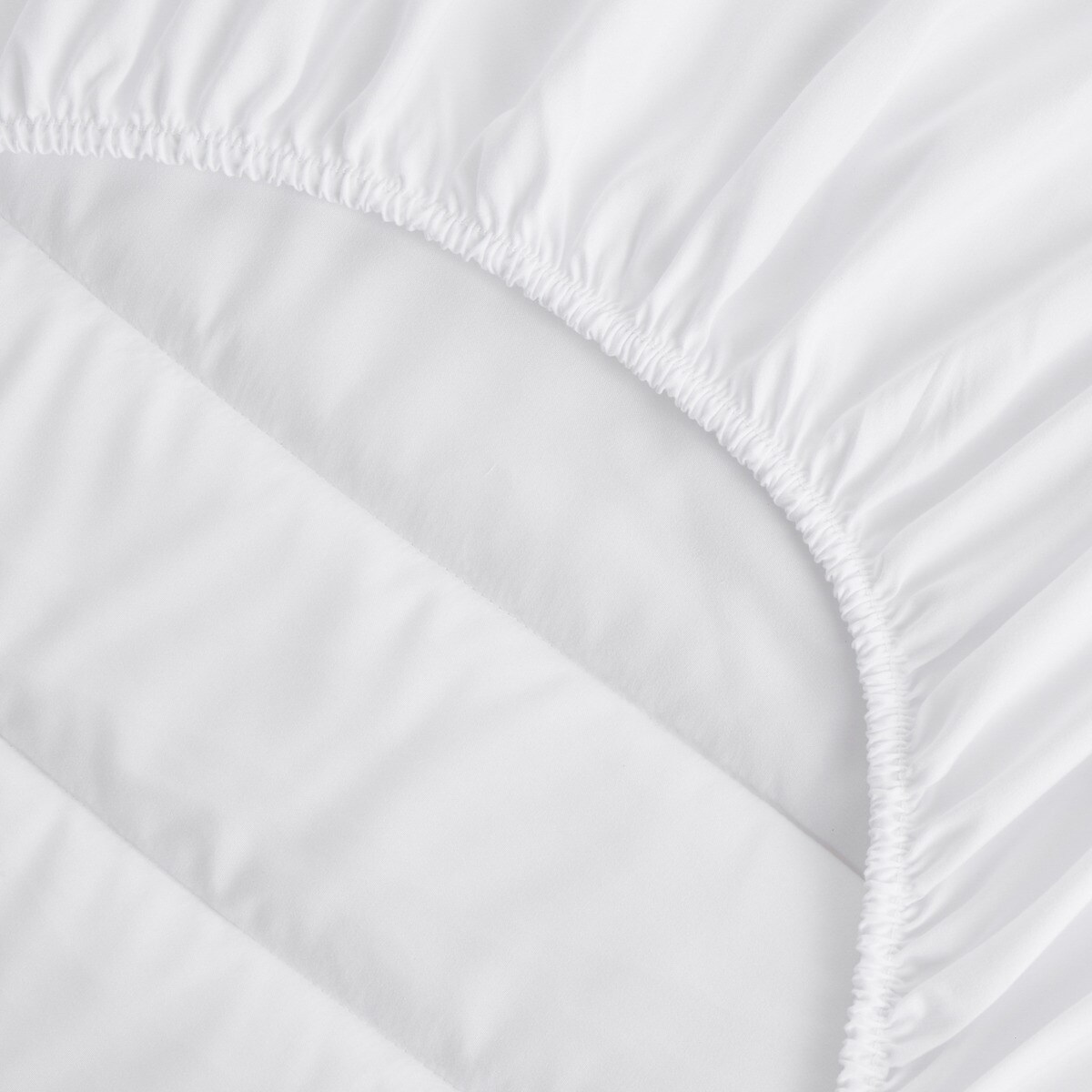 Protetor Acolchoado e Ajustável de Colchão Plus Aloe Vera Natur Velfont Branco-3