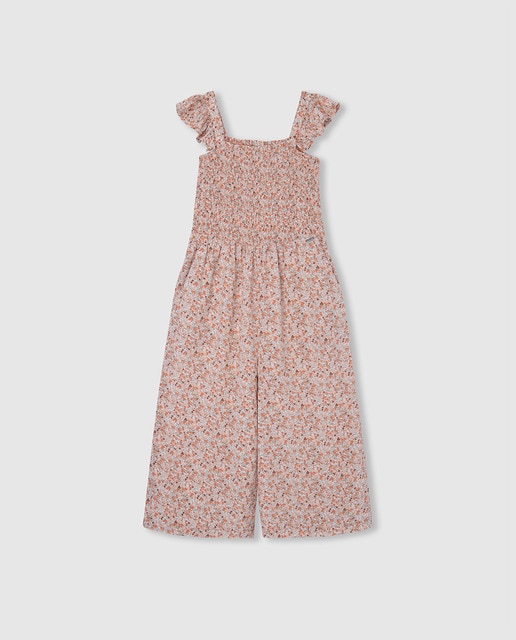 Imagen 0 de Mono de niña con estampado floral