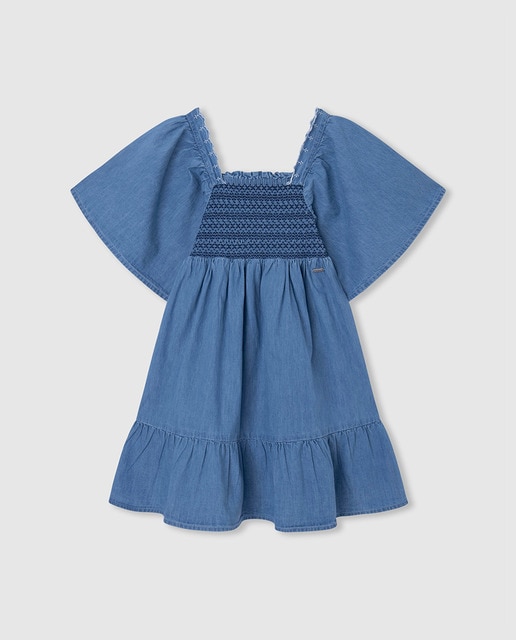Imagen 0 de Vestido denim de niña