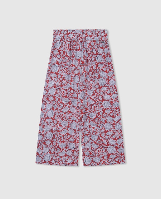 Imagen 0 de Pantalón largo de niña con estampado floral