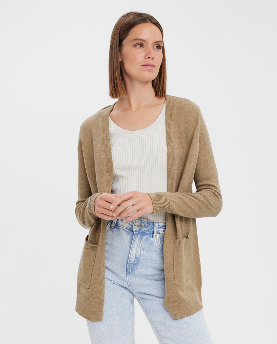 Cardigan regular avec poches