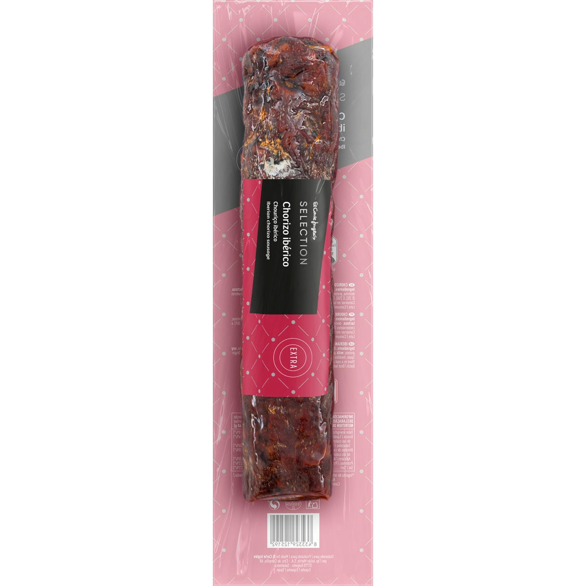 Chouriço Ibérico Extra em Tripa Cular embalagem 550 g