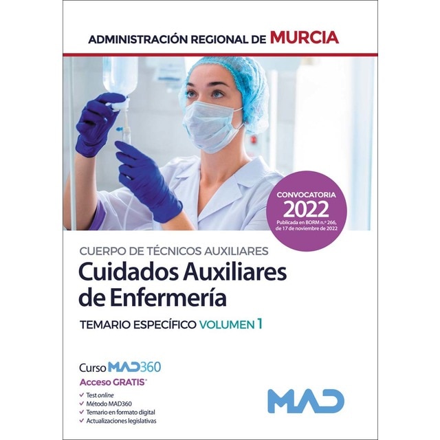 Cuerpo de Técnicos Auxiliares, opción Cuidados Auxiliares de Enfermería de la Administración