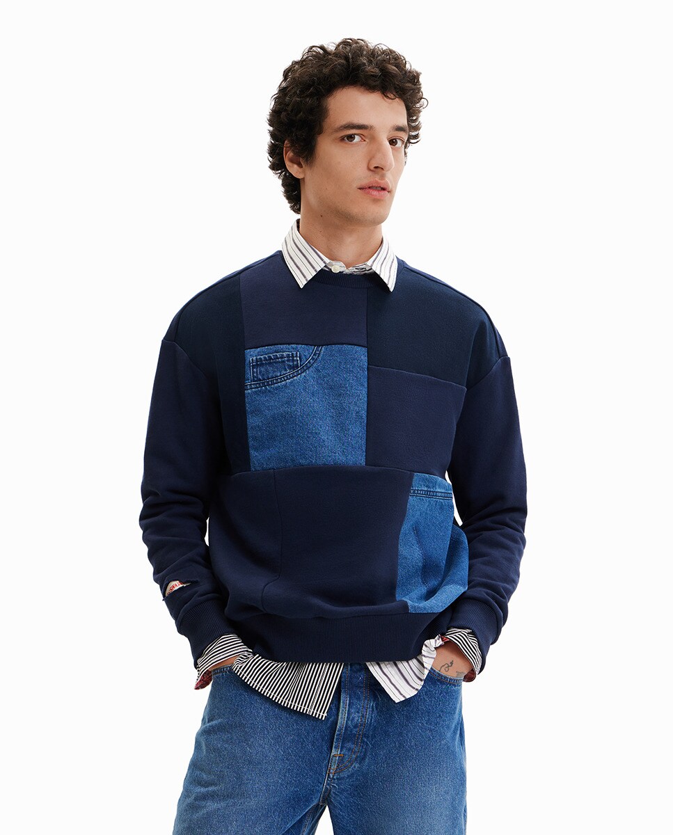 Sweat patch en denim