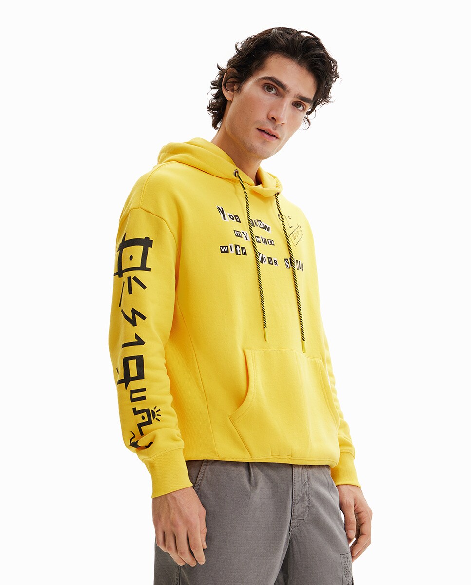 Sweat capuche messages