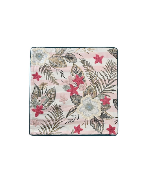 Imagen 0 de Funda cojín algodón 50 x 1 x 50 tropical verde