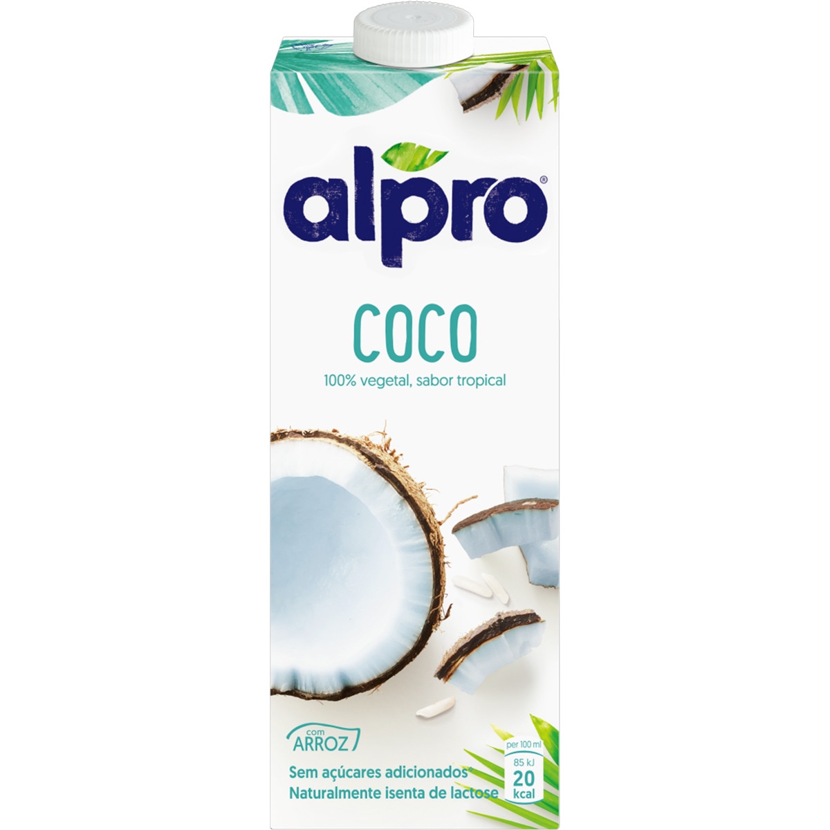 Bebida de Coco sem Açúcares Adicionados 1 L