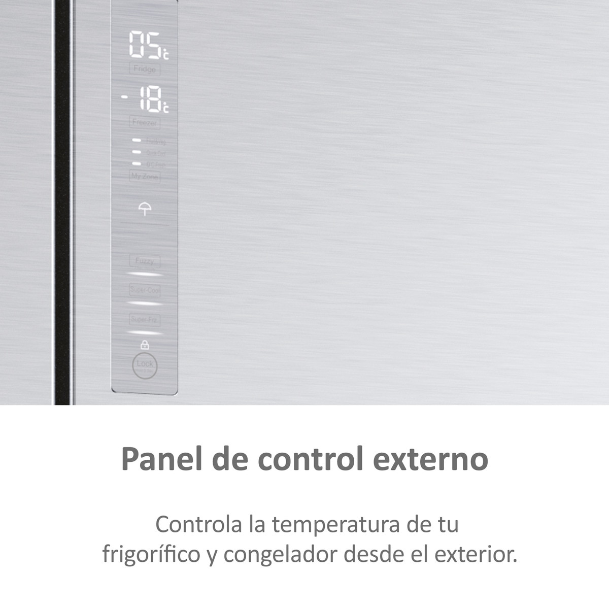 Frigorífico Americano Haier de 4 Portas Série 5 HFR5719ENMG No Frost MyZone Plus French Door 70 de 190 cm - Silver Inox-18