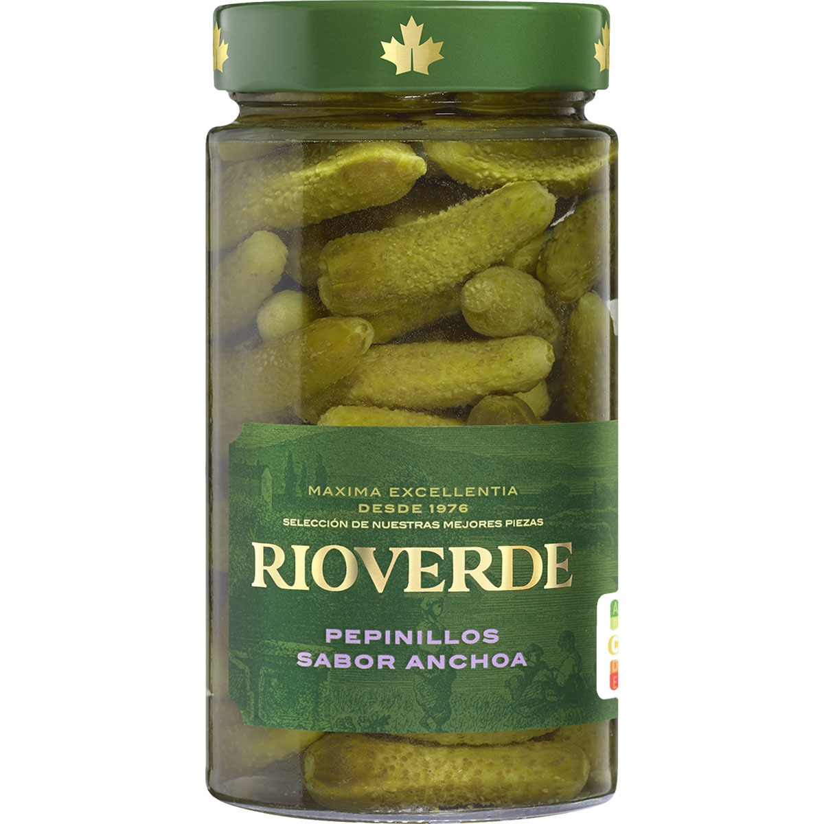 pepinillos sabor anchoa frasco 180 g neto escurrido