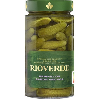 pepinillos sabor anchoa frasco 180 g neto escurrido - Rioverde