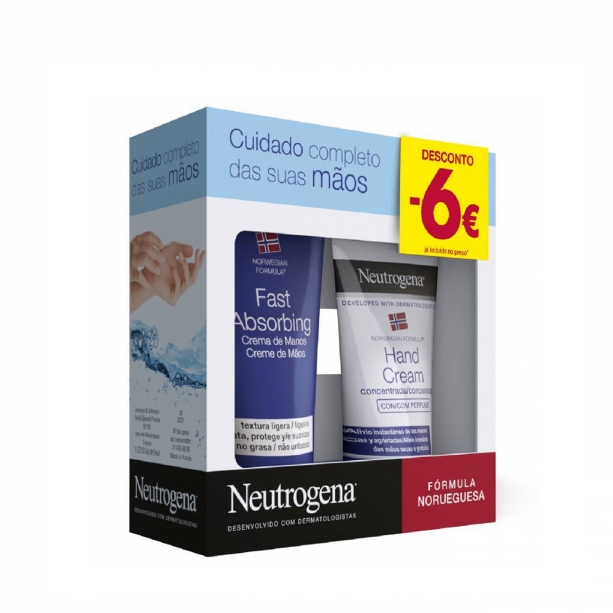 Pack de Mãos Textura Ligeira + Creme Concentrado - 75+50 ml 1