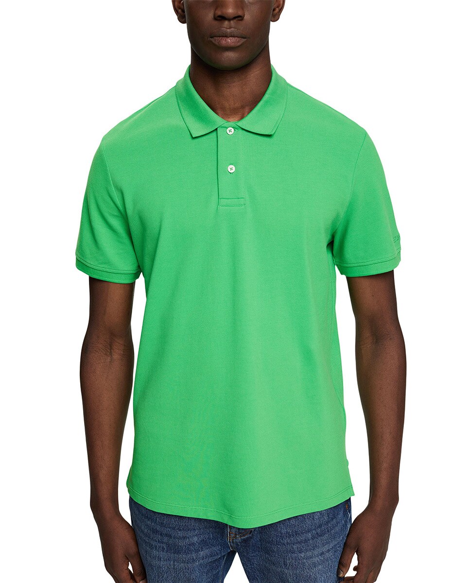 Polo basic en piqué de