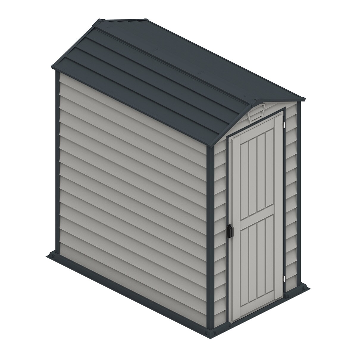 Caseta PVC Evermore 103x191,3x180,5 cm Gris-5
