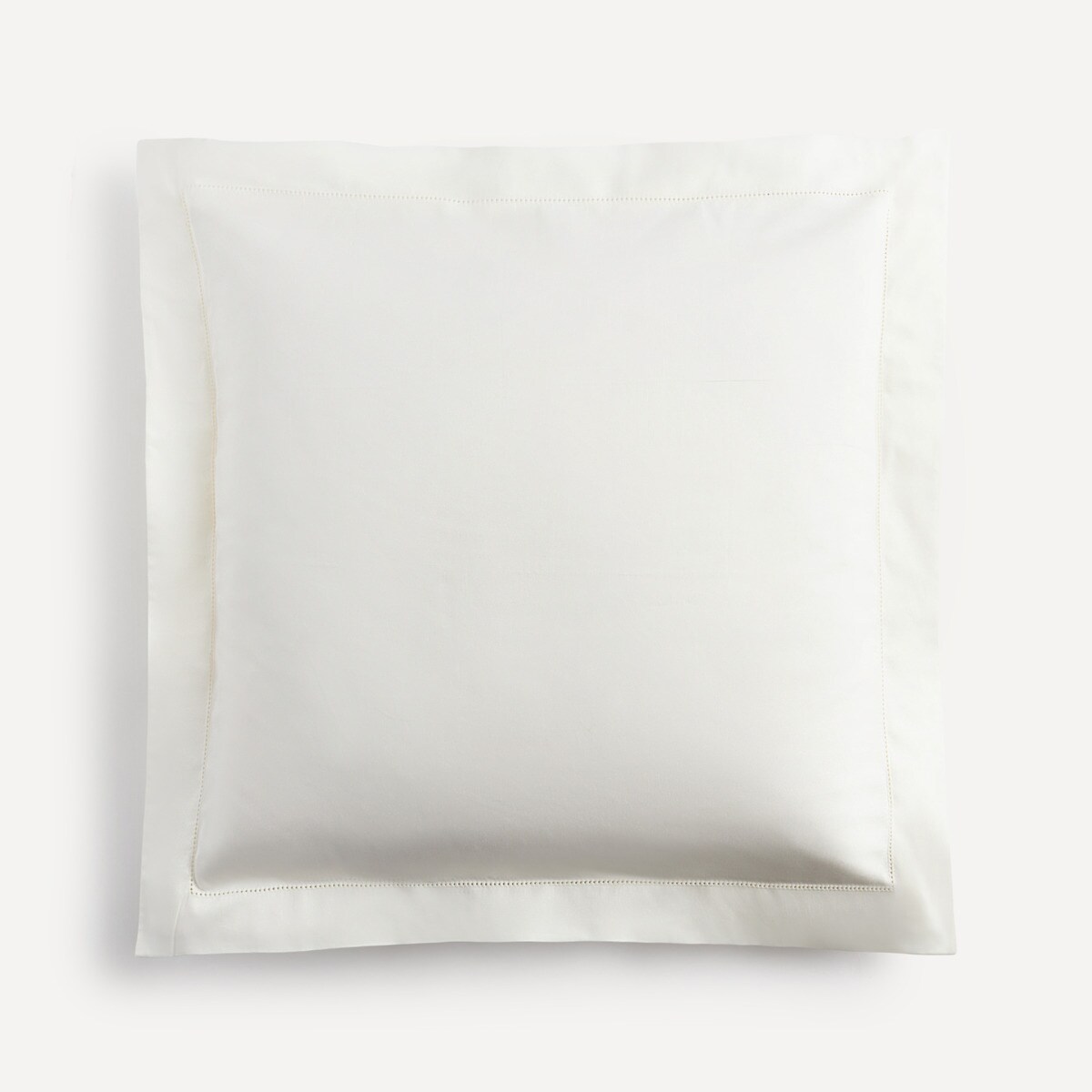 Housse de coussin carré en satin de 300 fils