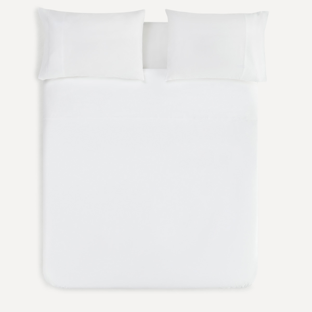 Parure housse de couette en satin de égyptien mercerisé 300 fils Série Hôtel Régis Bassols