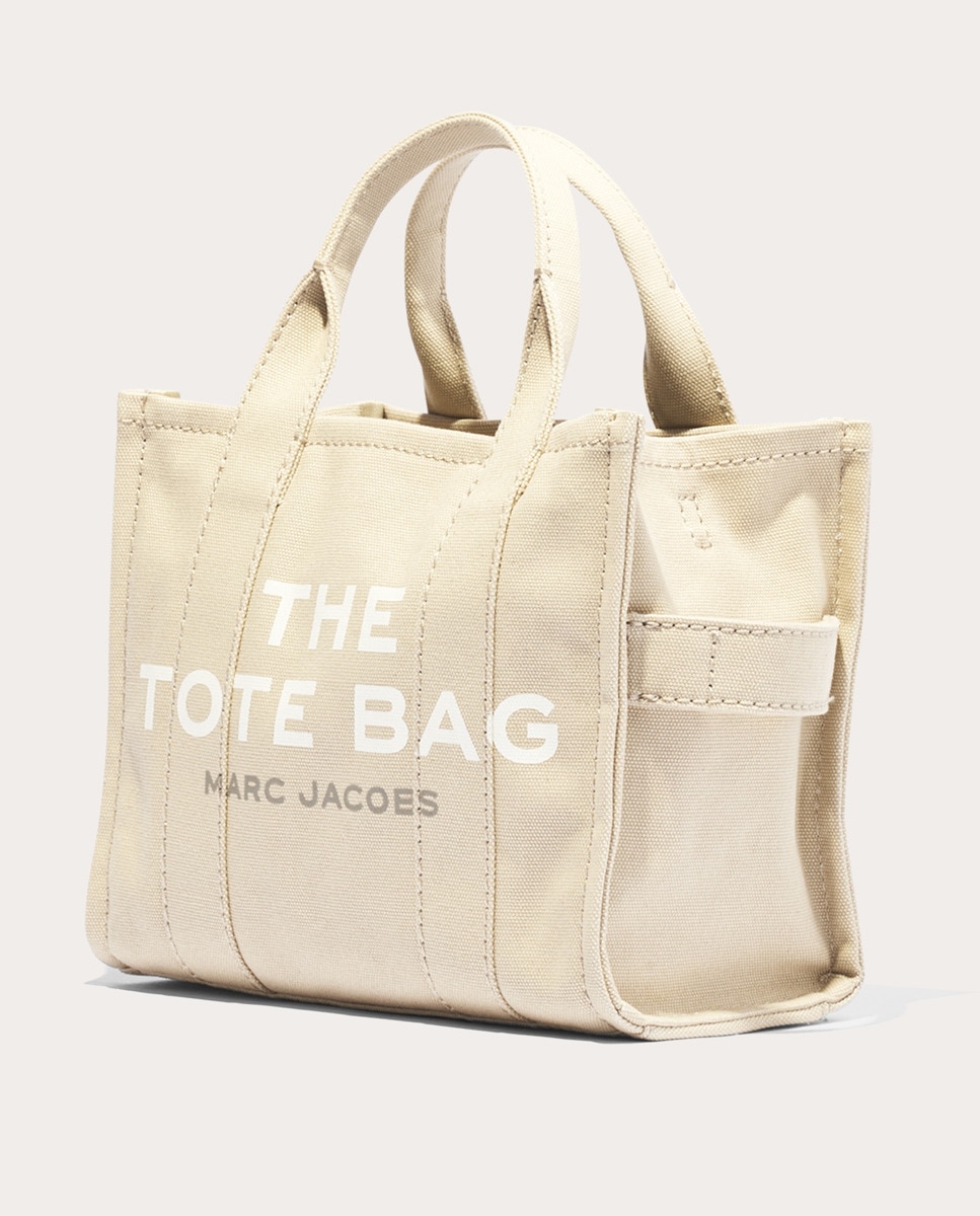 Mala de Mão Small Tote de Tecido Bege-3