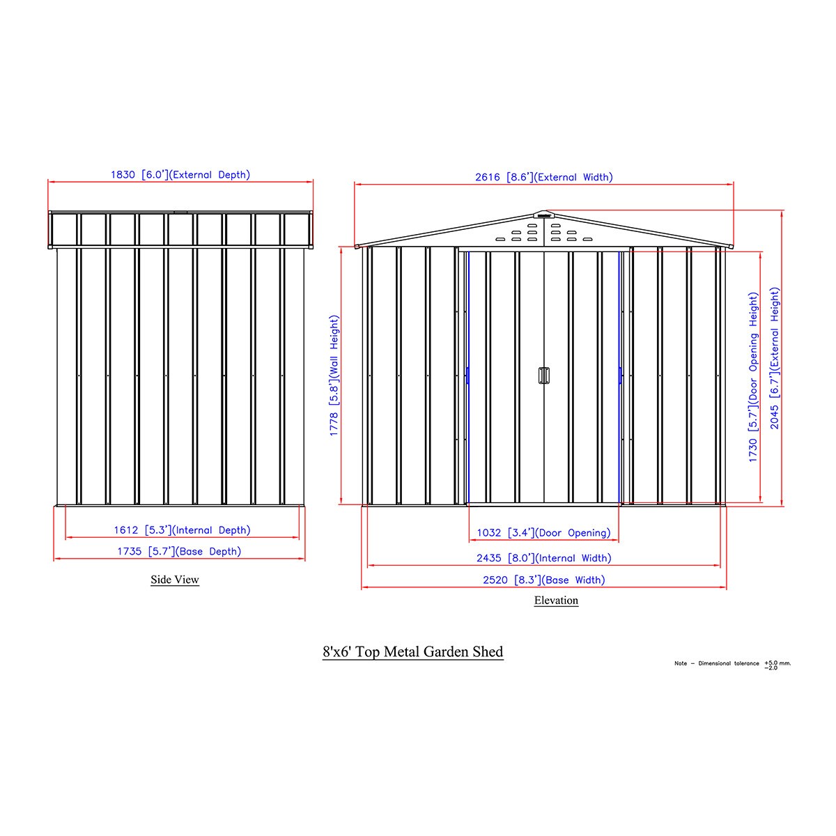 Caseta metálica Top Titán Antracita-15