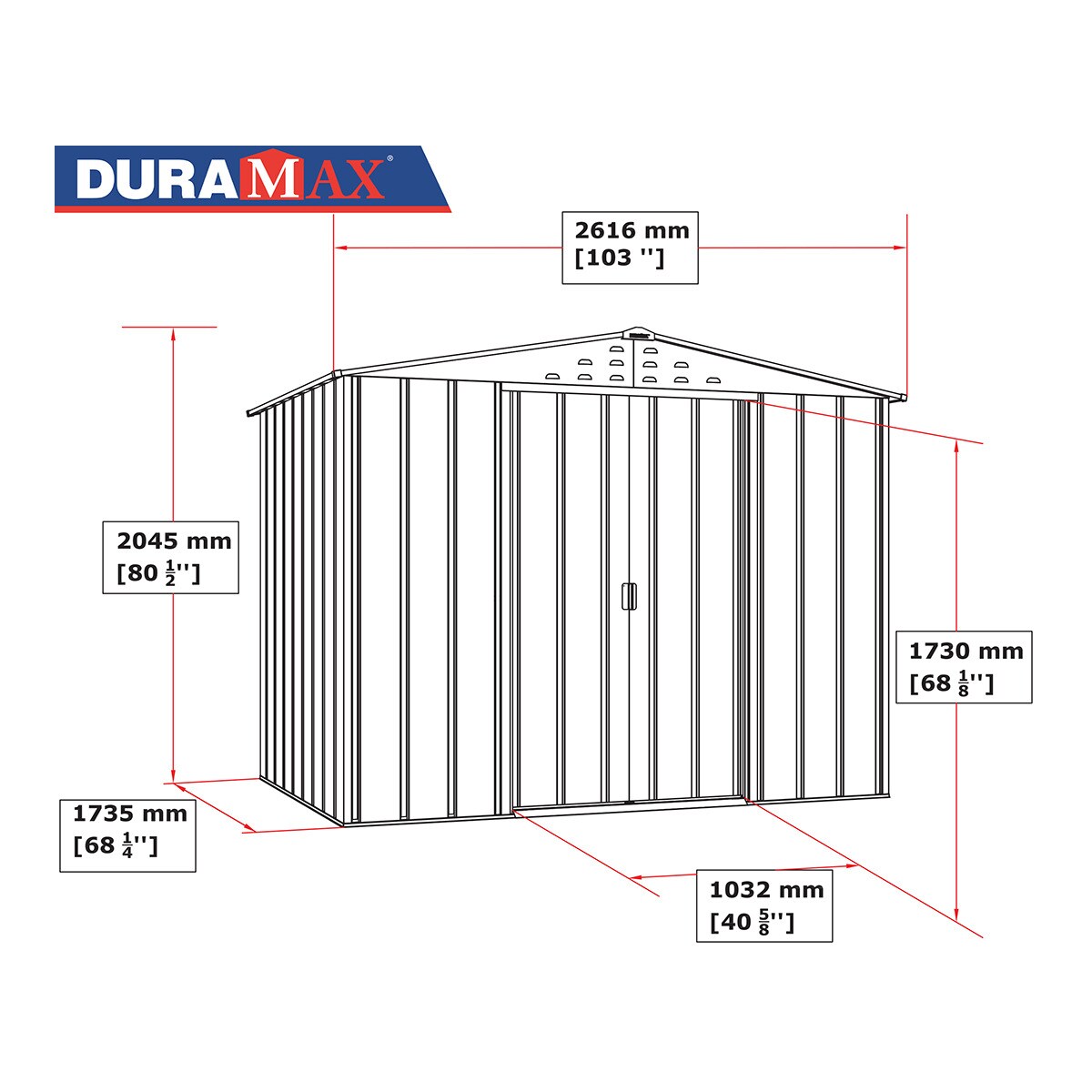 Caseta metálica Top Titán Antracita-14