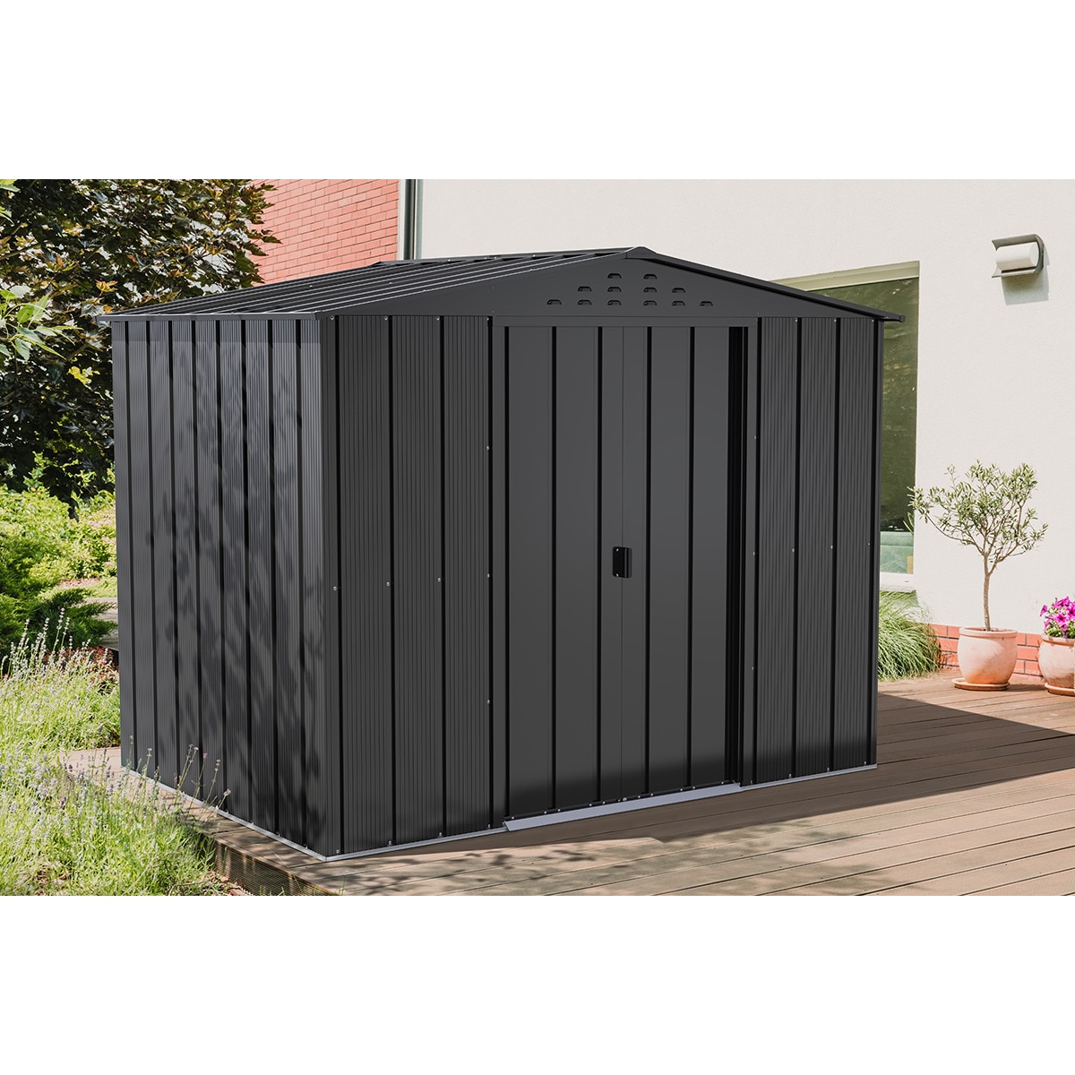 Caseta metálica Top Titán Antracita-13