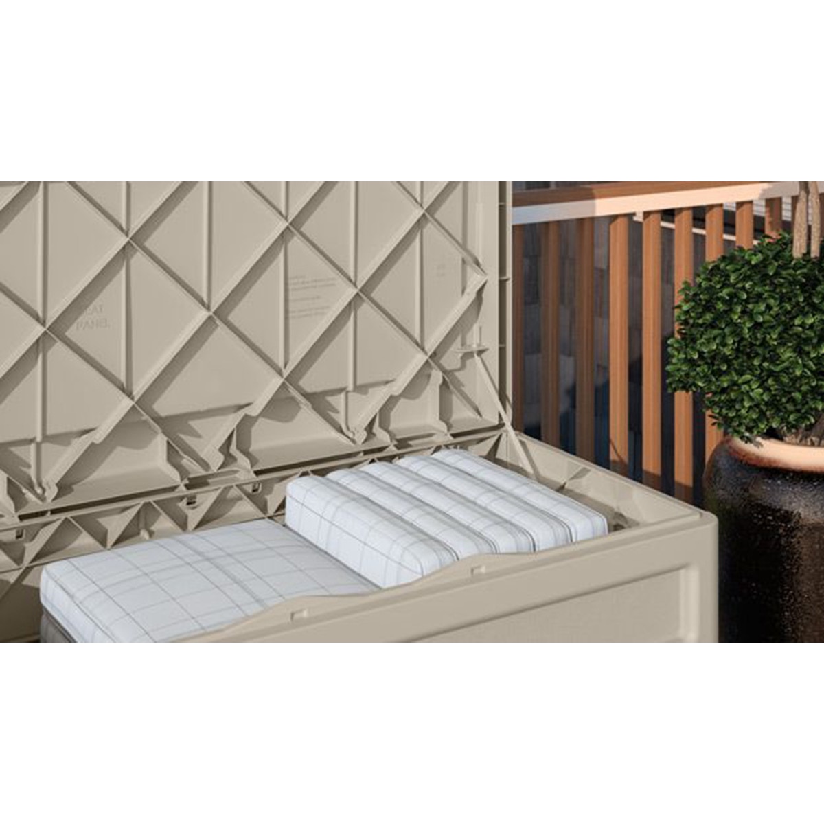 Arcón de resina Suncast DB 7500 Beige-3
