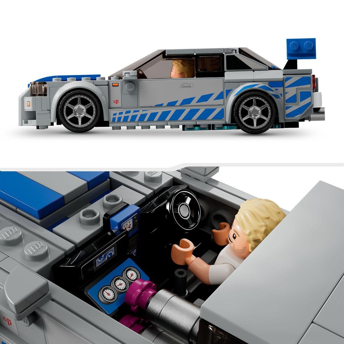 Nissan Skyline GT-R (R34) Lego Speed Champions 5