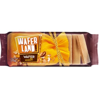 Bolachas Waffer de Avelã embalagem 175 g - Waferland