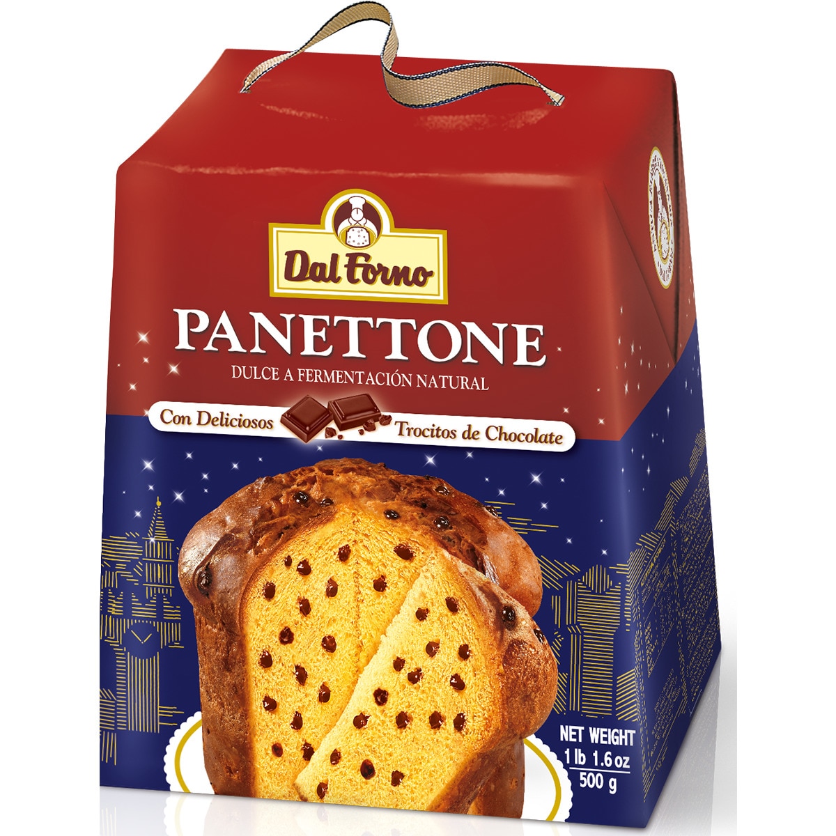 Panettone de Chocolate embalagem 500 g