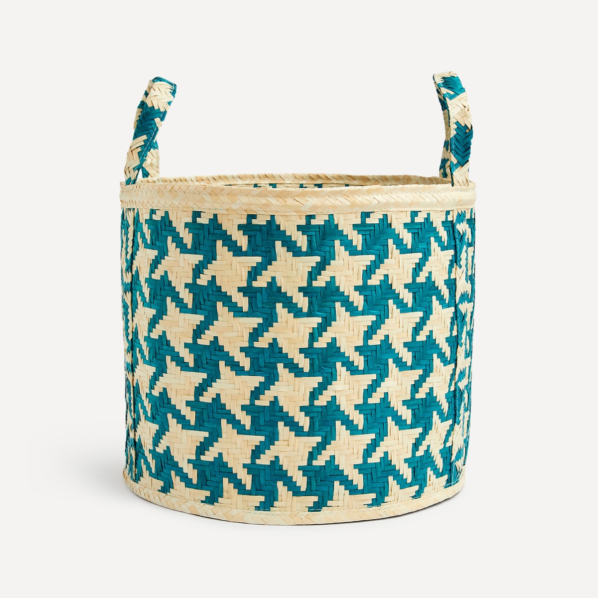 Panier décoratif à carreaux