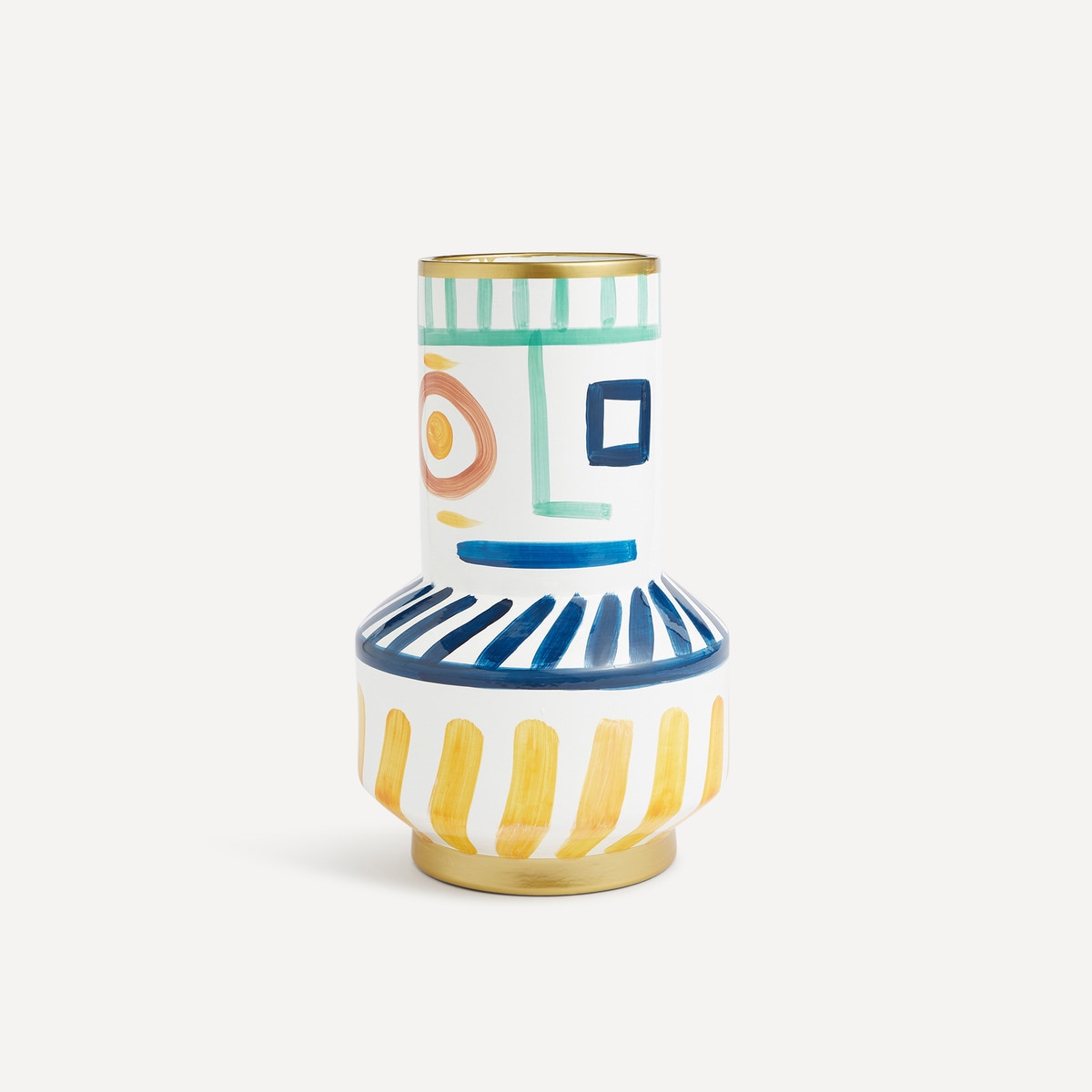 Jarrão de Porcelana Met Room Multicolor-1