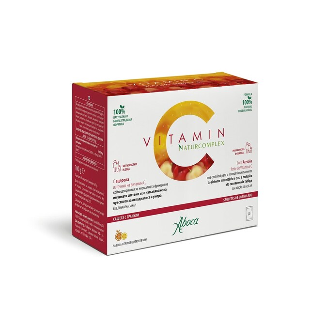 Imagem 0 de Suplemento Alimentar Vitamin C Naturcomplex - 20 Saquetas