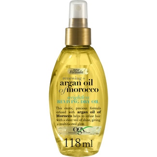 aceite seco reparador Aceite de Argán de Marruecos frasco 118 ml - Ogx