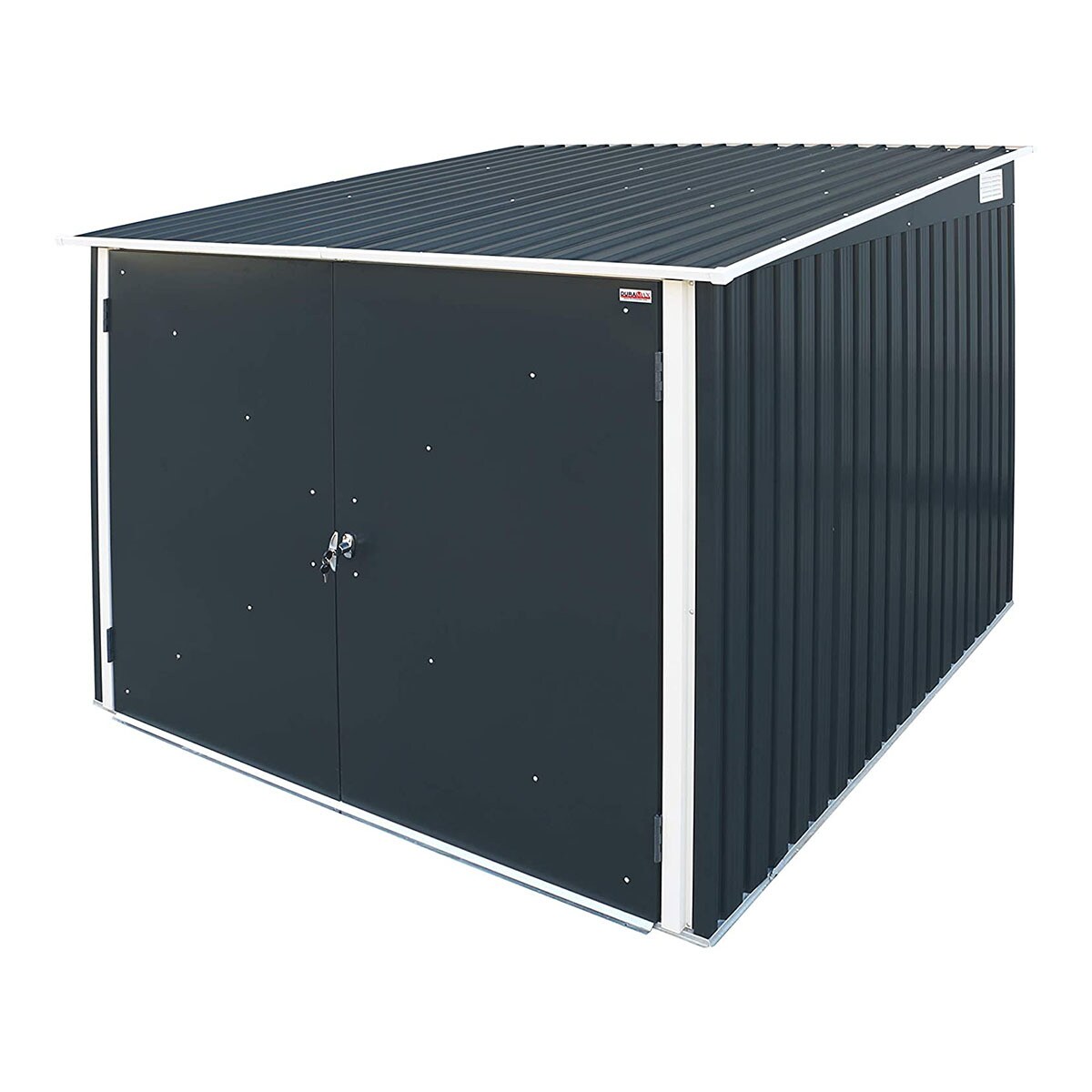 Arcón Guardabicicletas metálico 203x162,5x202,1 cm Antracita-1