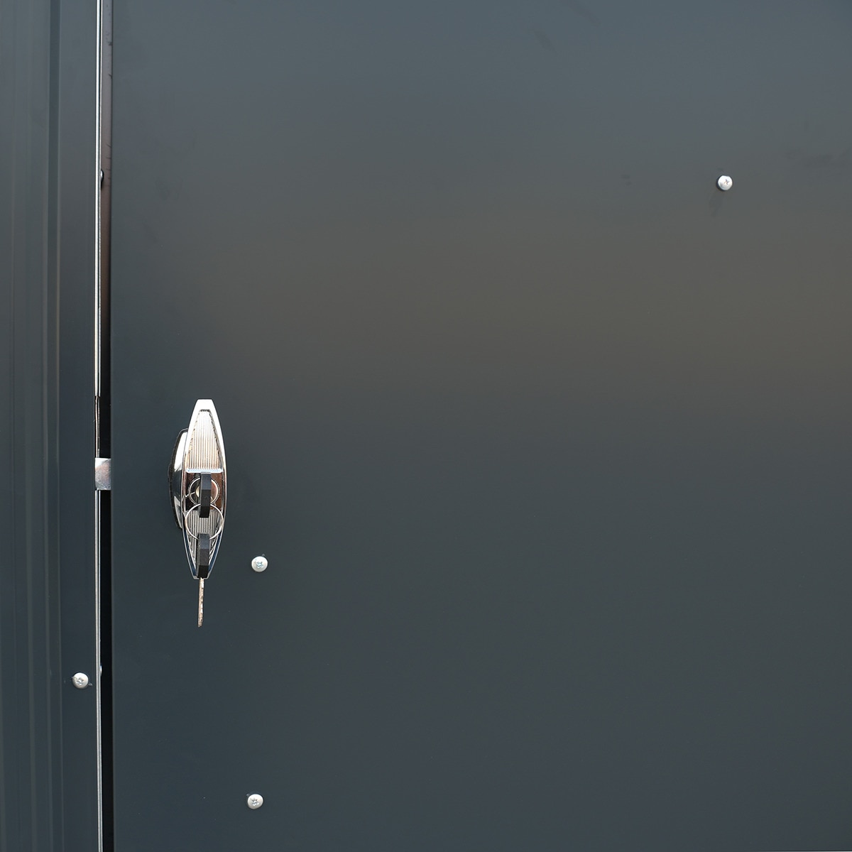 Combo Leñero + Cobertizo metálicos Antracita-11