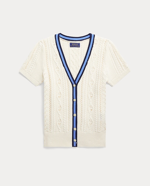 Imagen 0 de Cárdigan de ochos de niña en crudo