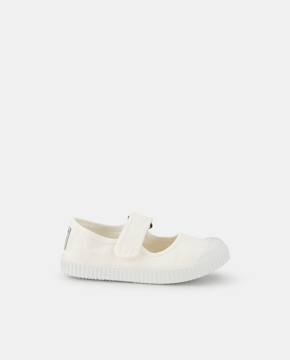 Babies en toile à bout renforcé et bride autoagrippante