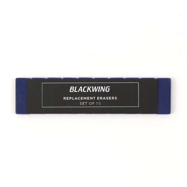 Imagen 0 de Paquete de 10 gomas de borrar para lápiceros Blackwing azules