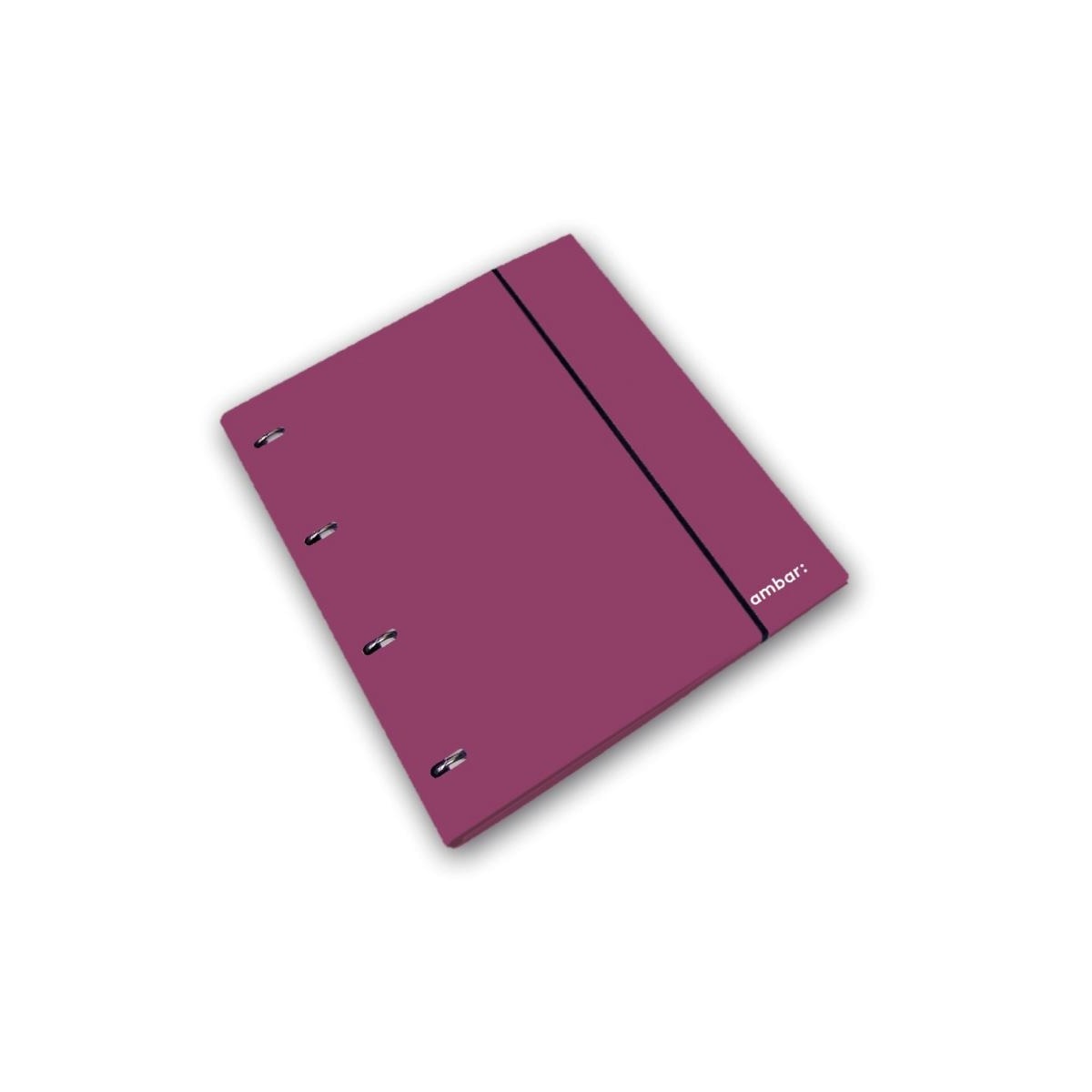 Capa Ambar School A4 4 Argolas com Pautada Ambar 6