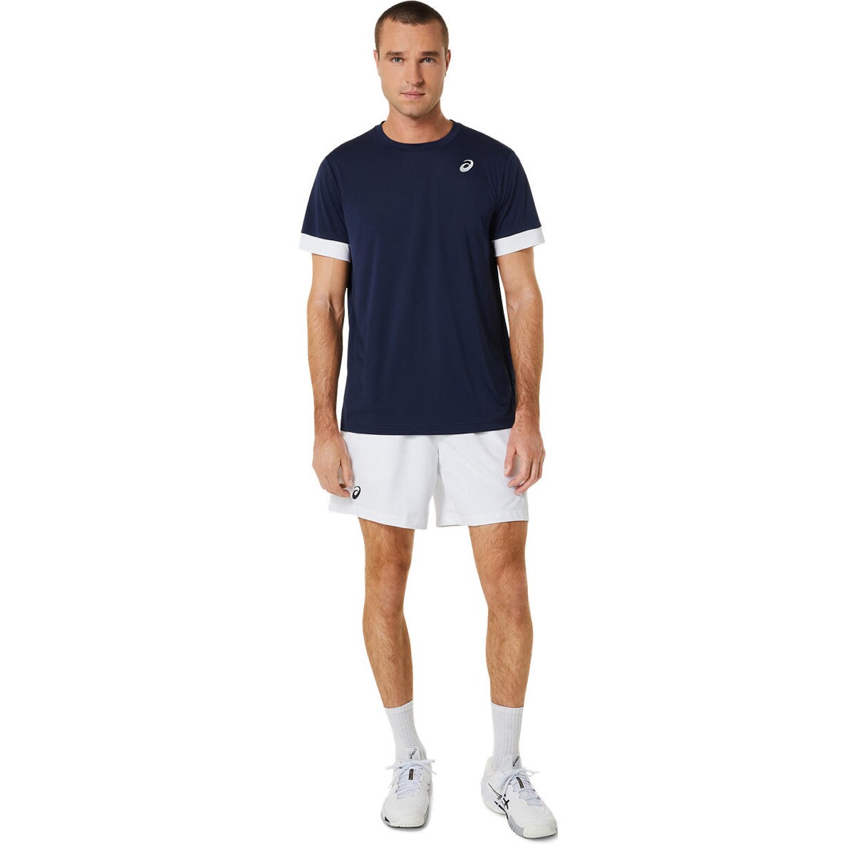 T-shirt Court Azul-marinho-5