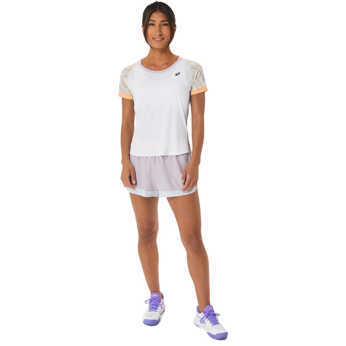 T-shirt de Mulher Court Graphic Branco-5