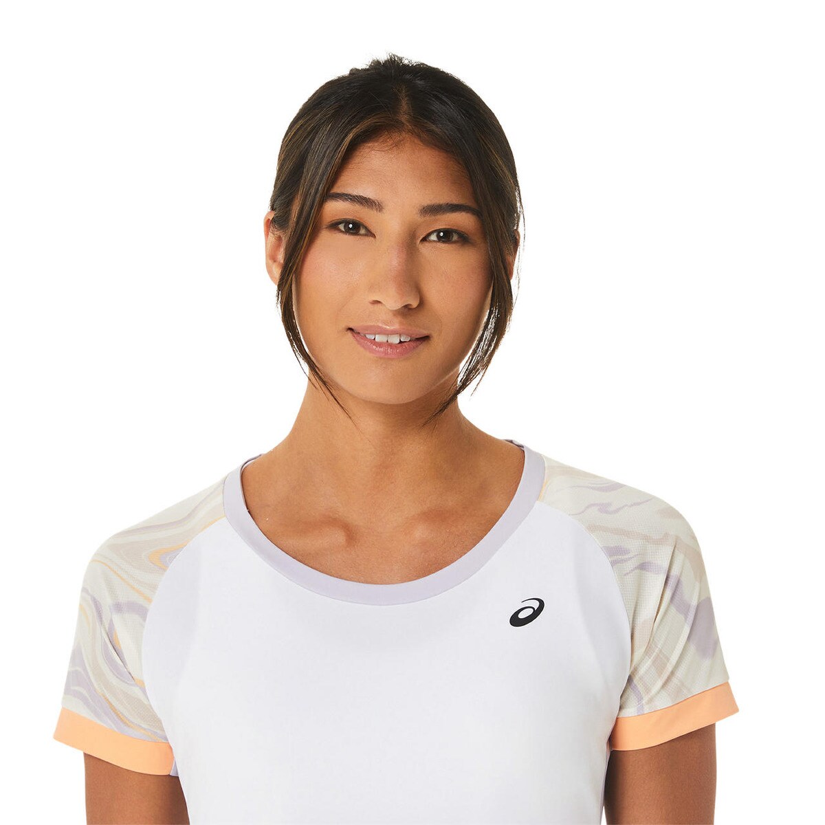 T-shirt de Mulher Court Graphic Branco-4