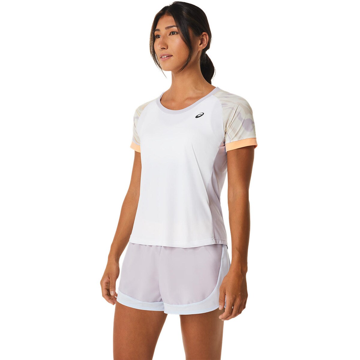 T-shirt de Mulher Court Graphic Branco-3
