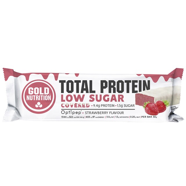 Imagem 0 de Barra Proteica Low Sugar Covered Strawberry & Chocolate - 30 g