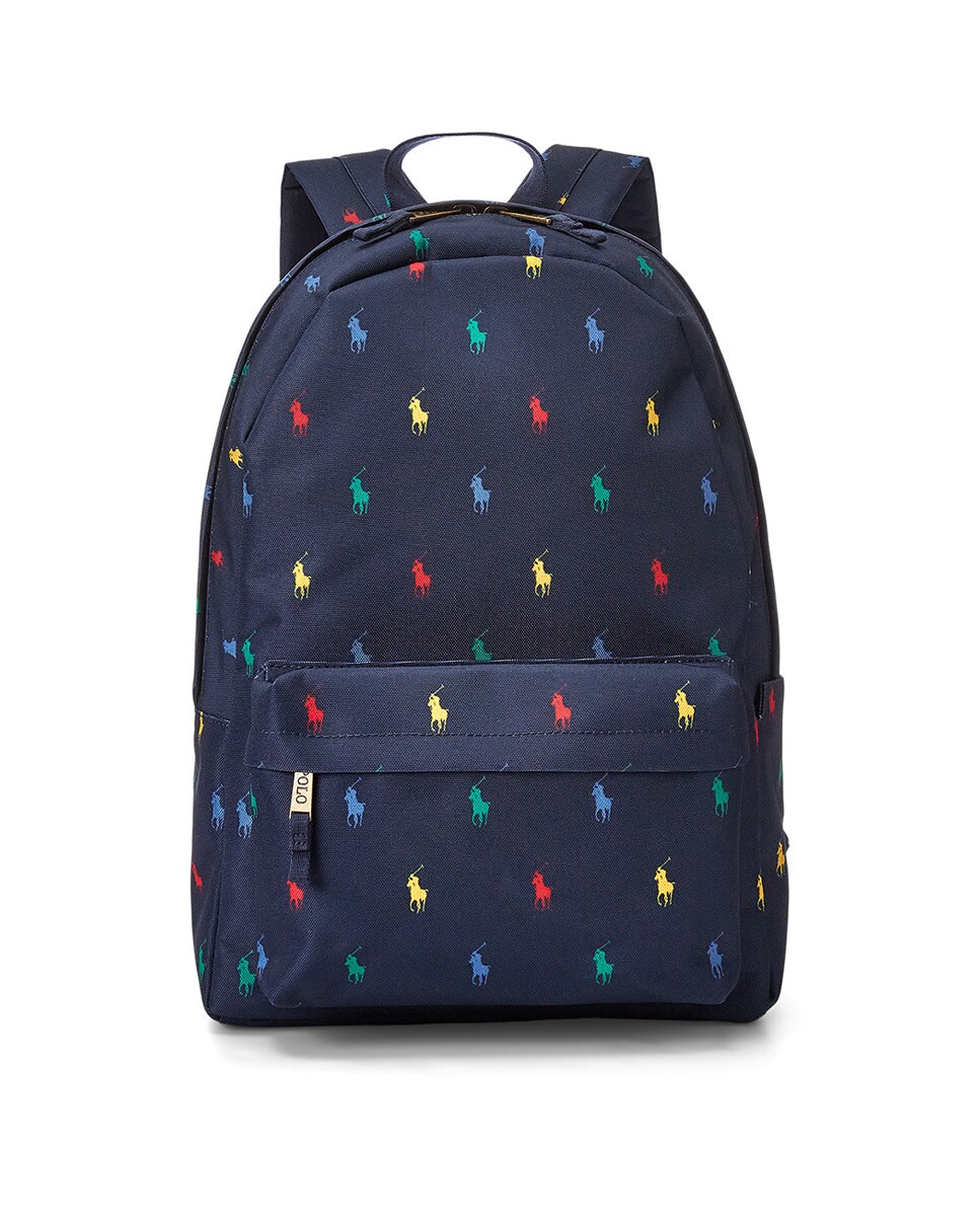 Sac à dos avec motif de la marque sur le devant