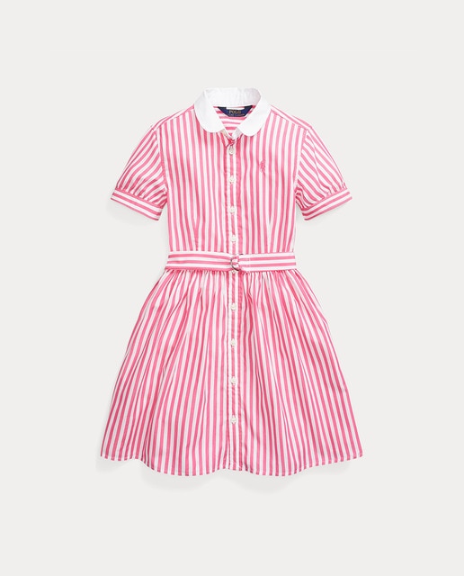 Imagen 0 de Vestido de popelín de niña en rosa