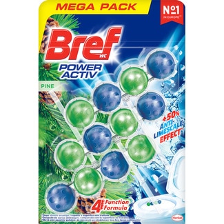 desinfectante WC colgador Power Activ Pine blister 3 unidades - Bref