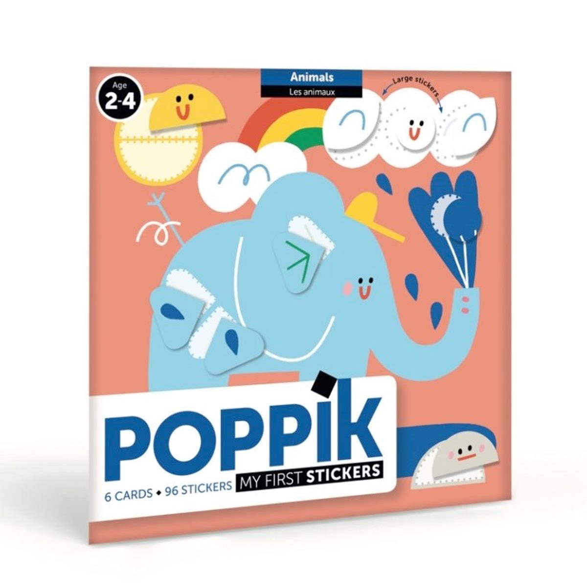 Imagem 0 de Poppik Sticker Cards Baby Animals